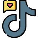 social media,logo,like,social network,logotype,brand,comment,tiktok,tik tok