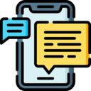 smartphone,speech bubble,conversation,communications,chat,message,chat box,comments,bubble speech,messaging,dialogue