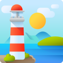 beach,architecture and city,tower,location,orientation,buildings,navigation,ocean,sea,lighthouse