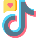 social media,logo,like,social network,logotype,brand,comment,tiktok,tik tok