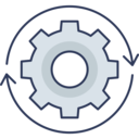 gear,cogwheel,settings,configuration,construction and tools,circular arrows,In progress,consolidation