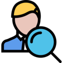 avatar,magnifying glass,user,profile,people,social,search,loupe
