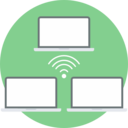 share,interface,computer,multimedia,communications,social media,network,shapes,networking,connector,circles,social network,laptops