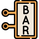 food and restaurant,sign,signaling,bar,pub ok 
