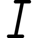 interface,multimedia,option,signs,text format,text formatting,italic