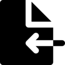 interface,file,import,option,signs,arrow,document,archive