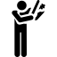 Musician Human Pictograms icon 64x64