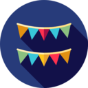 flags,decoration,party,birthday and party,garlands,ornaments,garland