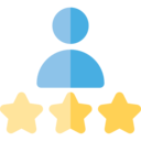 seo and web,people,stars,rate,customer,testimonial,stick man