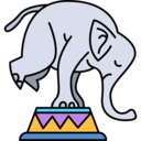 animals,mammal,wildlife,entertainment,zoo,elephant,circus ok 