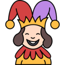avatar,entertainment,user,profile,costume,character,clown,joker,fool,jester,buffoon