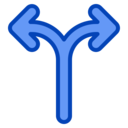 symbol,arrows,arrow,direction,split,alternate