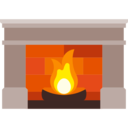 winter,warm,furniture and household,chimney,fireplace,living room