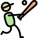 sport,sports,game,player,stick man,baseball,batter