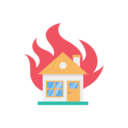 house,home,nature,fire,accident,Natural disaster,damage ok 