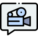 movie,speech bubble,communications,chat bubble,fil