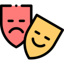 education,entertainment,theatre,theater,masks,tragedy,comedy,drama