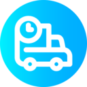 shipping and delivery,delivery truck,delivery,transport,transportation,automobile,vehicle,truck,check mark,cargo truck,shipped