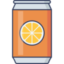 food and restaurant,drink,soda,can,beverage,orange ok 