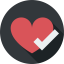 Color circles rating and validation icon 64x64