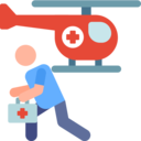 hospital,healthcare and medical,people,humanpictos,emergency,helicopter