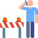 people,humanpictos,emergency,barrier