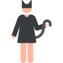 woman,people,party,cat,humanpictos,costume ok 