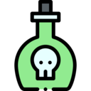 healthcare and medical,bottle,container,danger,skull,risk,toxic,poison,venom