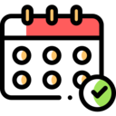 time,plan,education,time and date,month,date,reminder,check mark,day,planning ok 