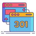 computer,seo and web,monitor,web browser,internet,screen,left arrow,redirect,301 ok 