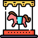 architecture and city,entertainment,attraction,fun,game,carnival,park,chairs,kid and baby,amusement park,kid,fairground,circus,horses,carousel,funfair