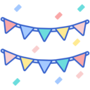 flags,decoration,party,fun,birthday and party,celebration,garlands,ornaments,garland ok 