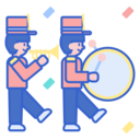 music and multimedia,professions and jobs,entertainment,musical,people,drum,trumpet,parade,musician,marching ok 