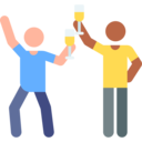 people,party,humanpictos,men,cheers,celebration,new year