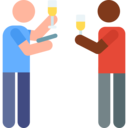 people,party,humanpictos,men,cheers,celebration,new year