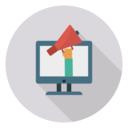 computer,commerce and shopping,megaphone,marketing,advertising,Advertisement,online marketing