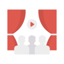 multimedia,video player,people,marketing,stage,Advertisement,audience,ads,curtains ok 