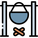food,sports and competition,nature,Tools and utensils,pot,fire,cook,fireplace,cauldron ok 