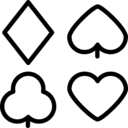 shapes,gaming,casino,poker,diamonds,hearts,spades,clovers