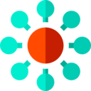 business,ui,interface,structure,communication,sharing,shapes and symbols,cryptocurrency,atoms,bond,central,decentralized ok 