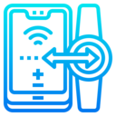 electronics,transfer,mobile phone,smartwatch,watch,sync