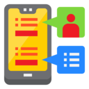 electronics,seo and web,smartphone,speech bubble,conversation,communications,chat,mobile phone,message