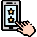electronics,interface,seo and web,smartphone,marketing,communications,app,cellphone,online,feedback,favorites,shapes and symbols,rating