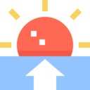 sun,symbol,arrows,weather,sunny,nature,day,arrow up,rise,atmosphere,rising sun,daytime,radiant