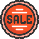 discount,signs,commerce and shopping,star,design,sticker,commerce,sale,percentage,badge,badges