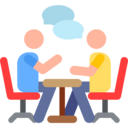speech bubble,conversation,communications,talking,communication,humanpictos,face to face ok 