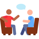 speech bubble,conversation,communications,talking,communication,humanpictos,face to face ok 