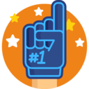 miscellaneous,hand,gestures,fan,number,cheer