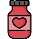 heart,love,jar,dessert,valentines day,love and romance,romantic,sugar,romance,hearts