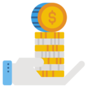 money,business and finance,payment,profit,hand,coin,dollar symbol,get money